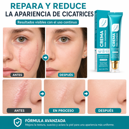Crema para cicatrices